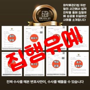 마약류관리법위반변호사7960